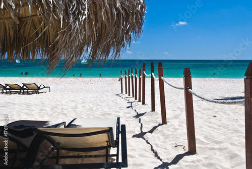 Cosy corner on a beach photo