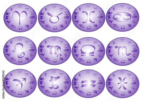 icone segni zodiacali
