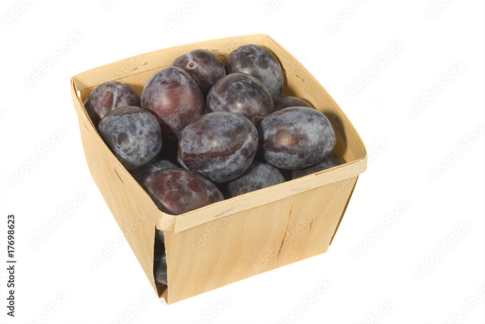 Obraz premium basket of plums