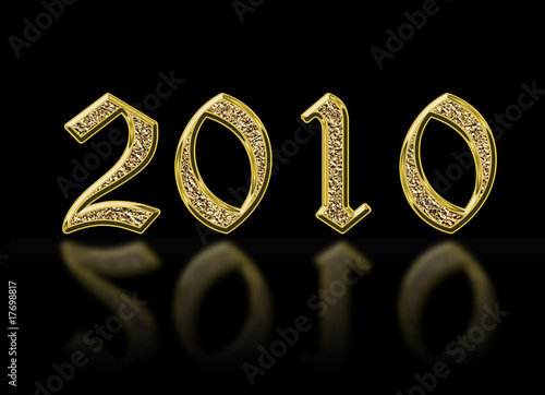 Gold font