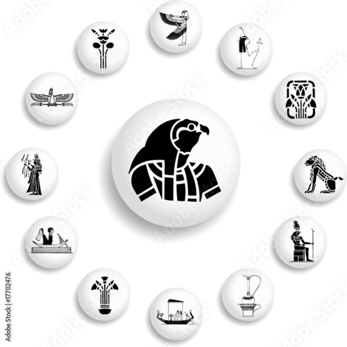 Set buttons. Egypt