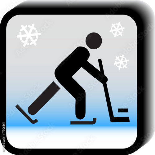 Hockey vector icon