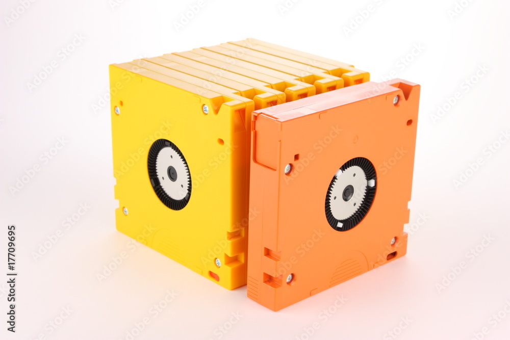 Fototapeta premium Support de sauvegarde, bande magnétique