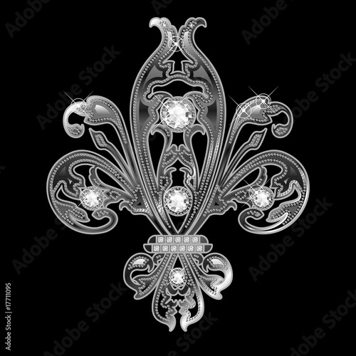 百合の紋章　fleur-de-lis