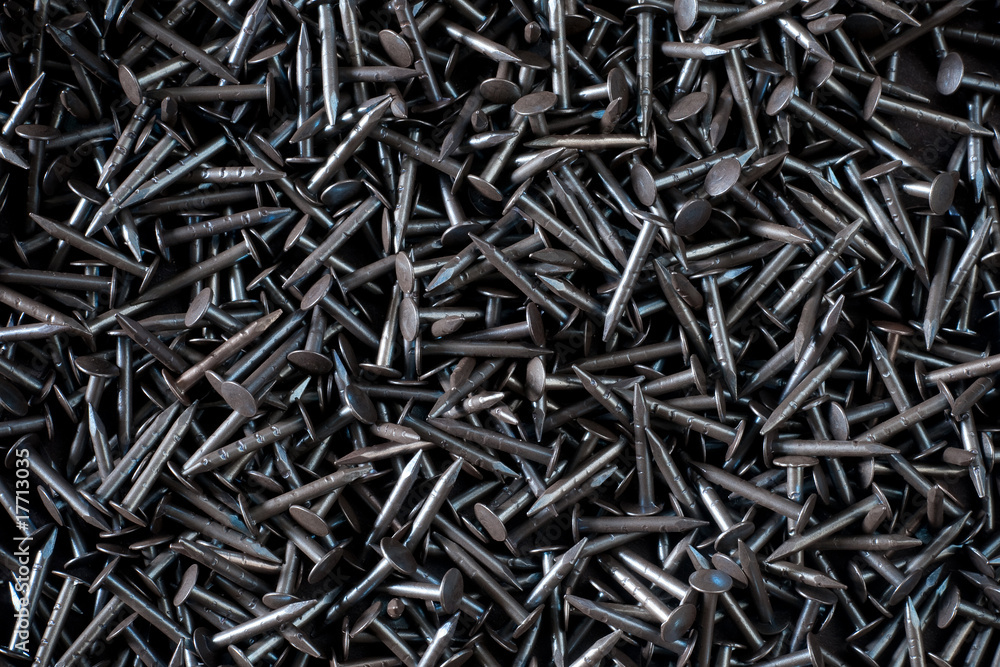 Nägel, schwarz Nägel, schwarz