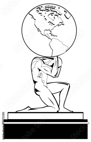 Atlas supporting the world