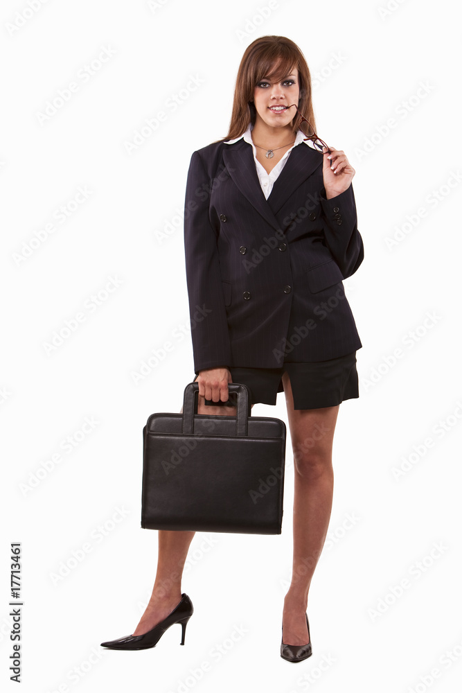 Attractive twenties brunette caucasian business woman Attractive twenties brunette caucasian business woman