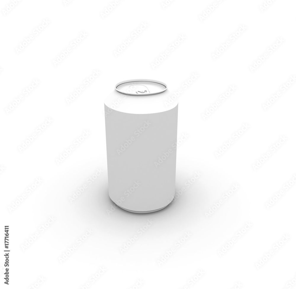 blank beer coke soda can empty