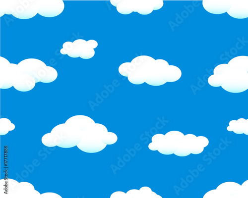 seamless sky background with clouds