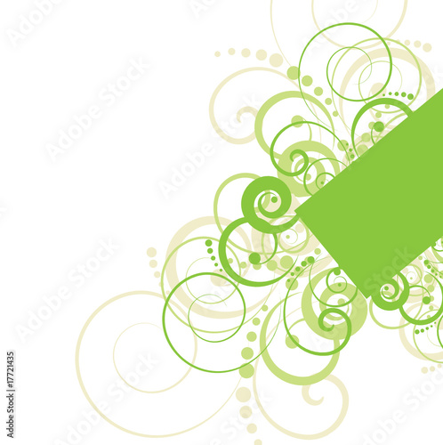 Abstract flowers background with place for your text