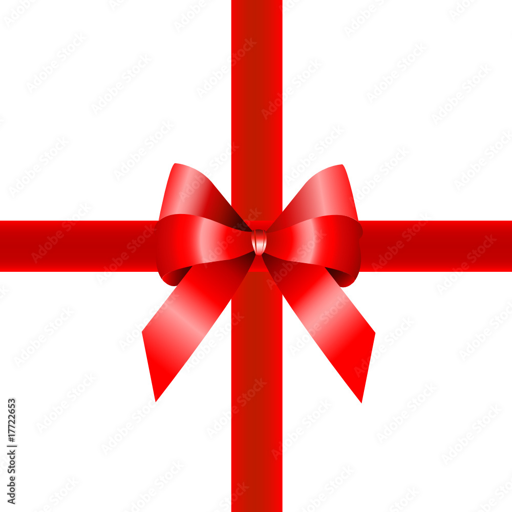 red gift, ribbon red gift, ribbon