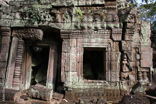 Quadro em tela Ta Prohm,ruine de la salle de danse