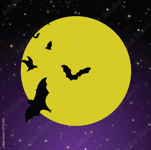 Spooky Moon Background