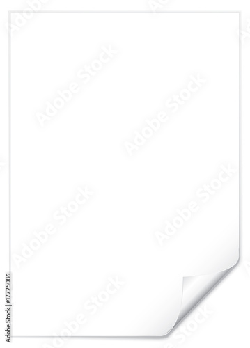 Page With Curled Corner