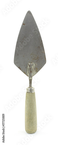 Old trowel for masonry work