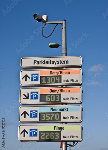 Parkleitsystem Köln