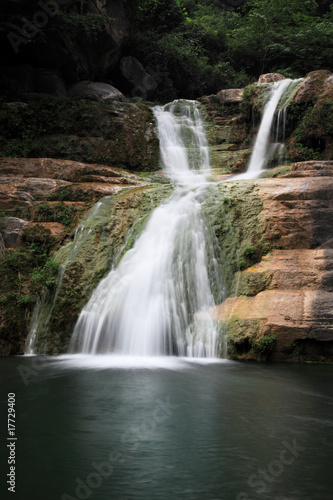 Water falls and cascades of Yun-Tai Mountain China