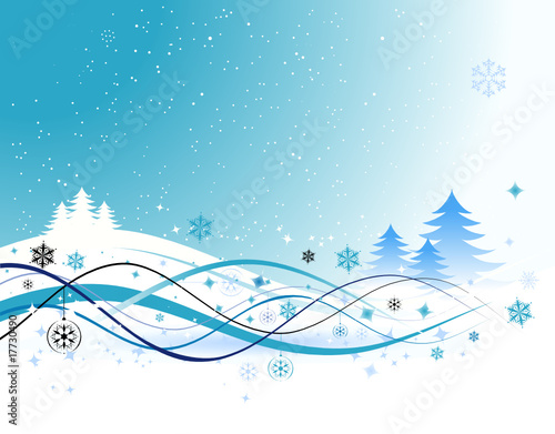 Christmas holiday background, vector illustration