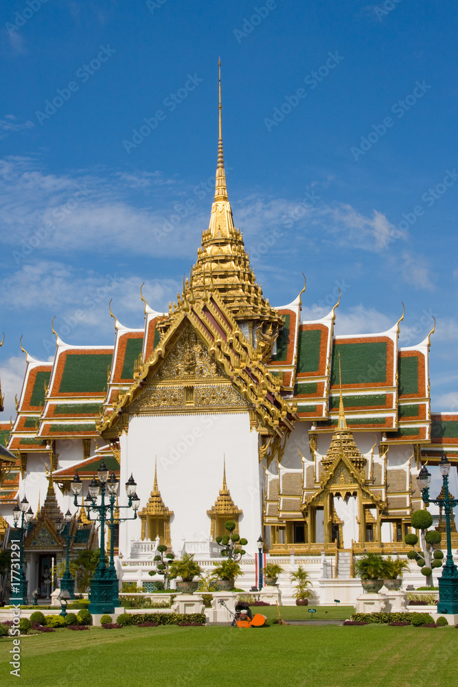 Fototapeta premium The temple in the Grand palace area in Bangkok, Thailand