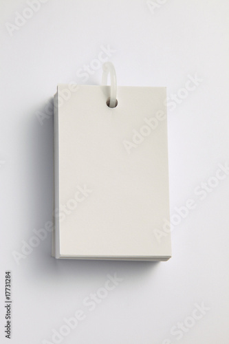 blank note book for copy on the plain background