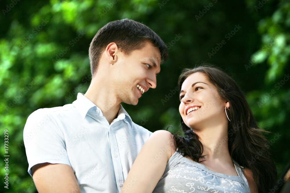 Couple in the park. Couple in the park.