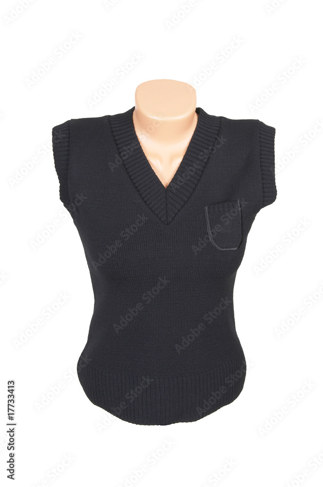Stylish waistcoat for teenagers on a white. Stylish waistcoat for teenagers on a white.