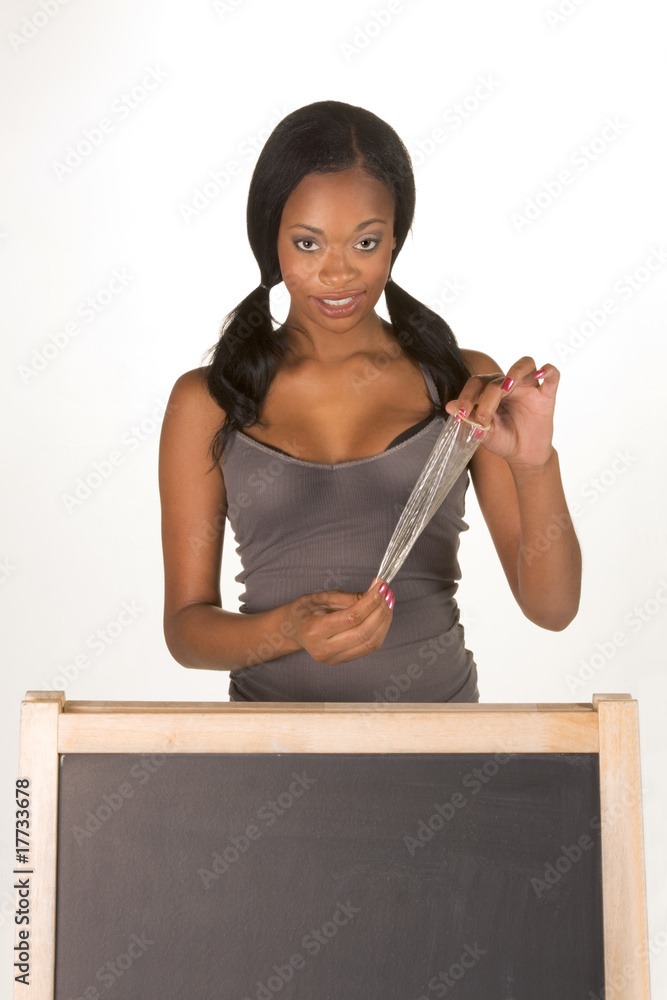Number one sign from black woman Stock Photo by ©darrinahenry 6044507