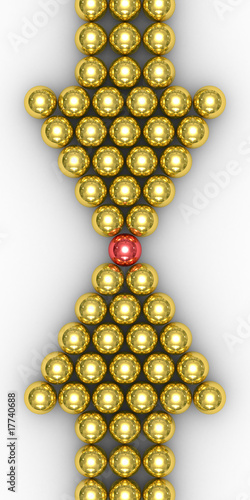 Conceptual image of teamwor...