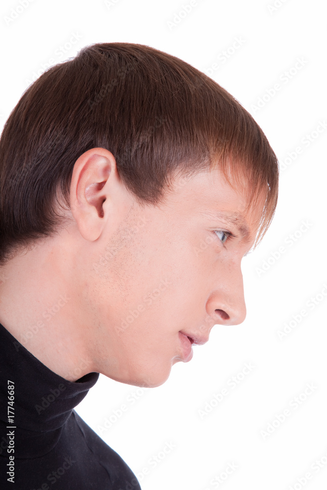 Obraz premium young man in black