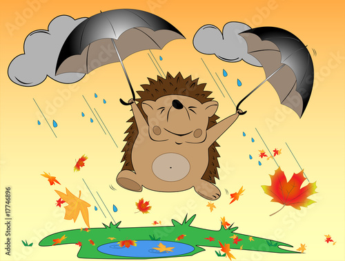 hedgehog autumn