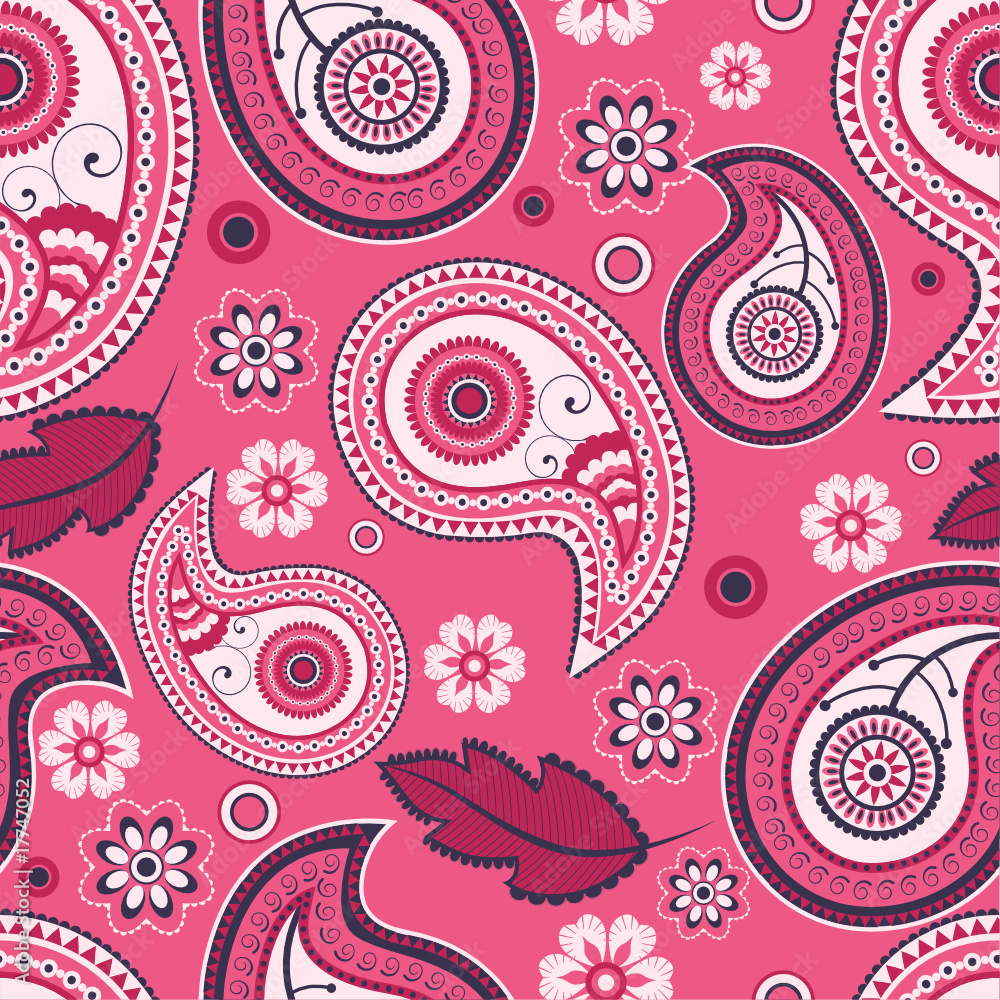 Fototapeta premium paisley seamless