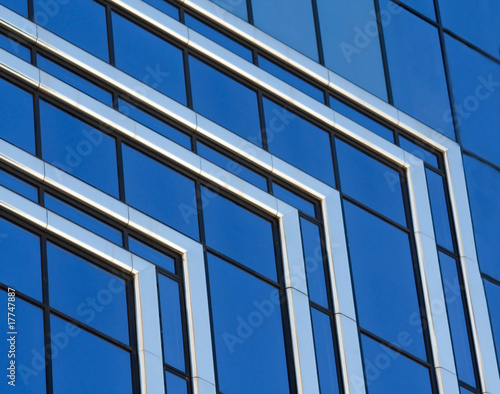 Blue & Chrome Abstract