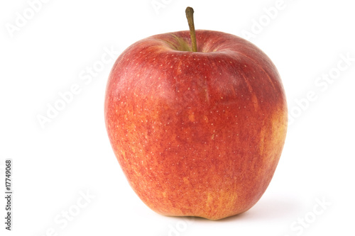 Roter Apfel isoliert