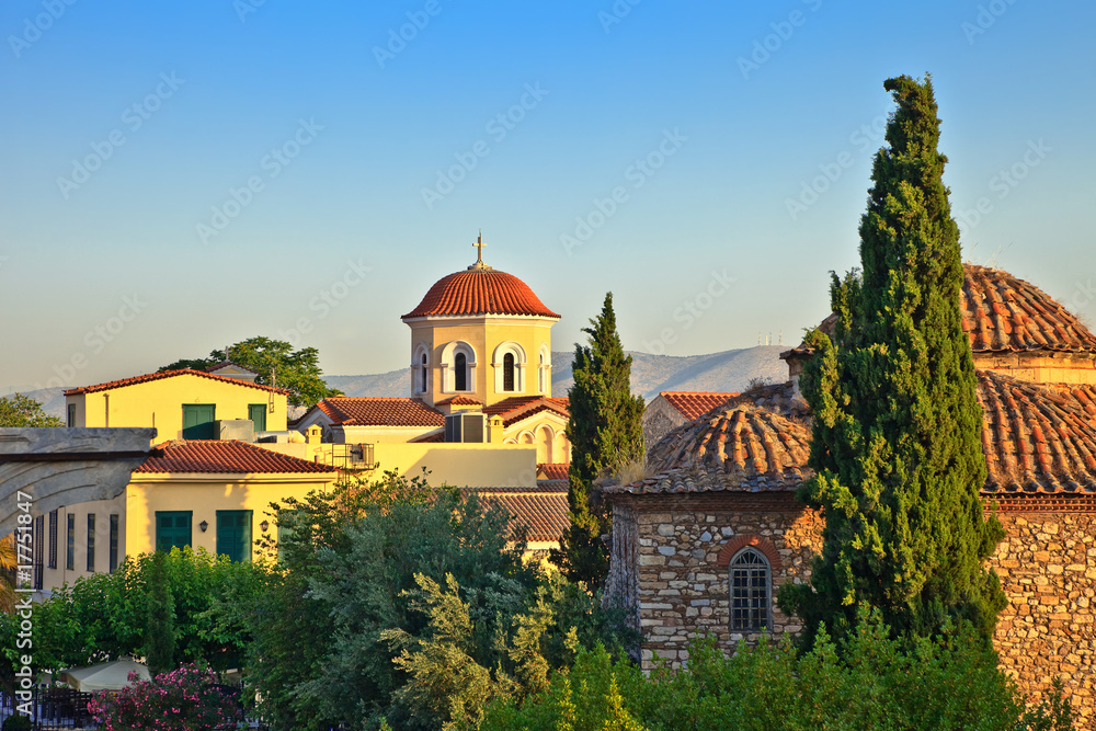 Church in Plaka area, Athens, Greece, 2009..