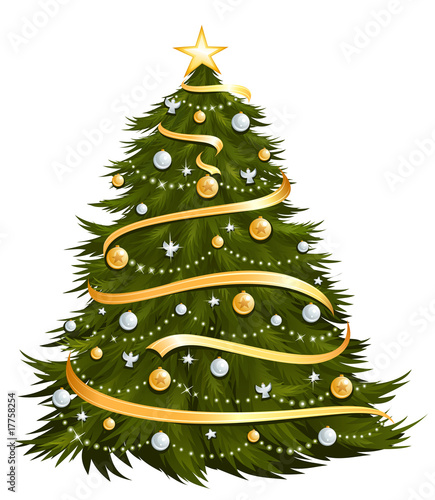 Christmas tree - gold