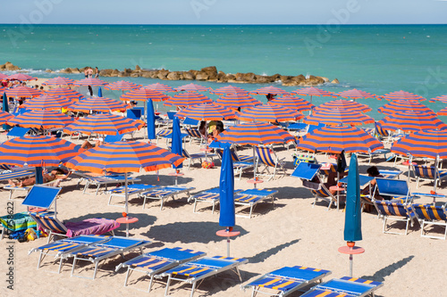 Beach in the summer