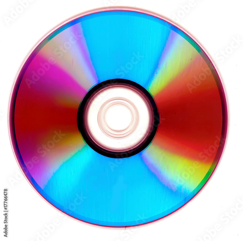 DVD isolated on a white background