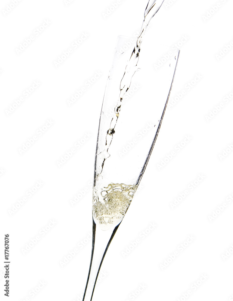 Champagne glass celebration