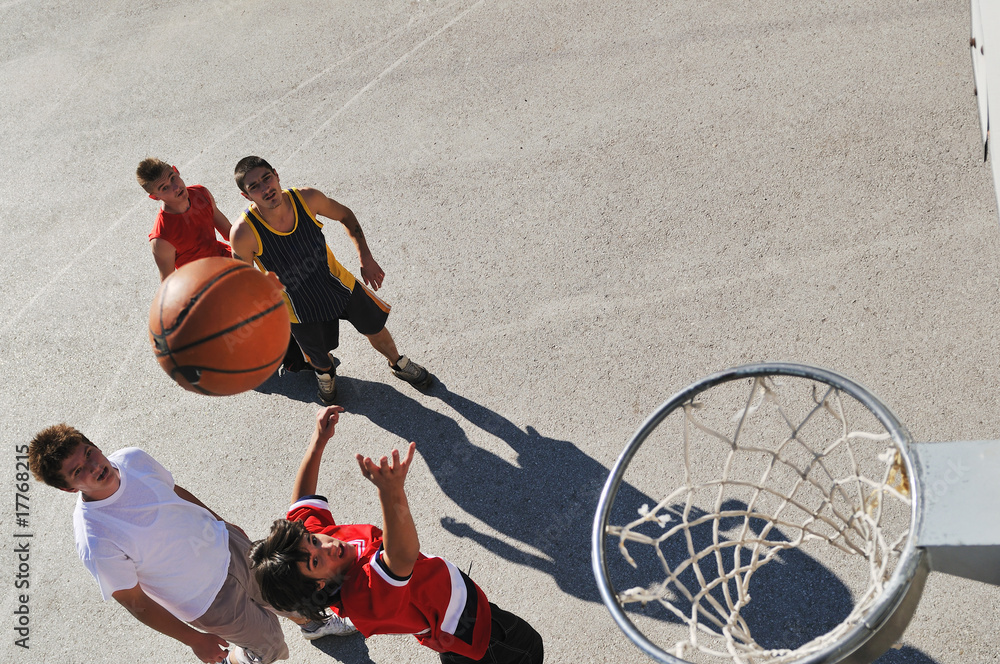 Fototapeta premium street basketball