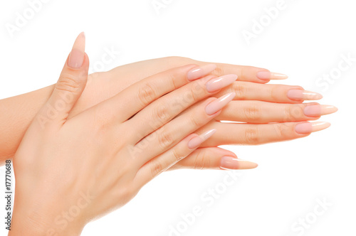 Beautiful woman hands
