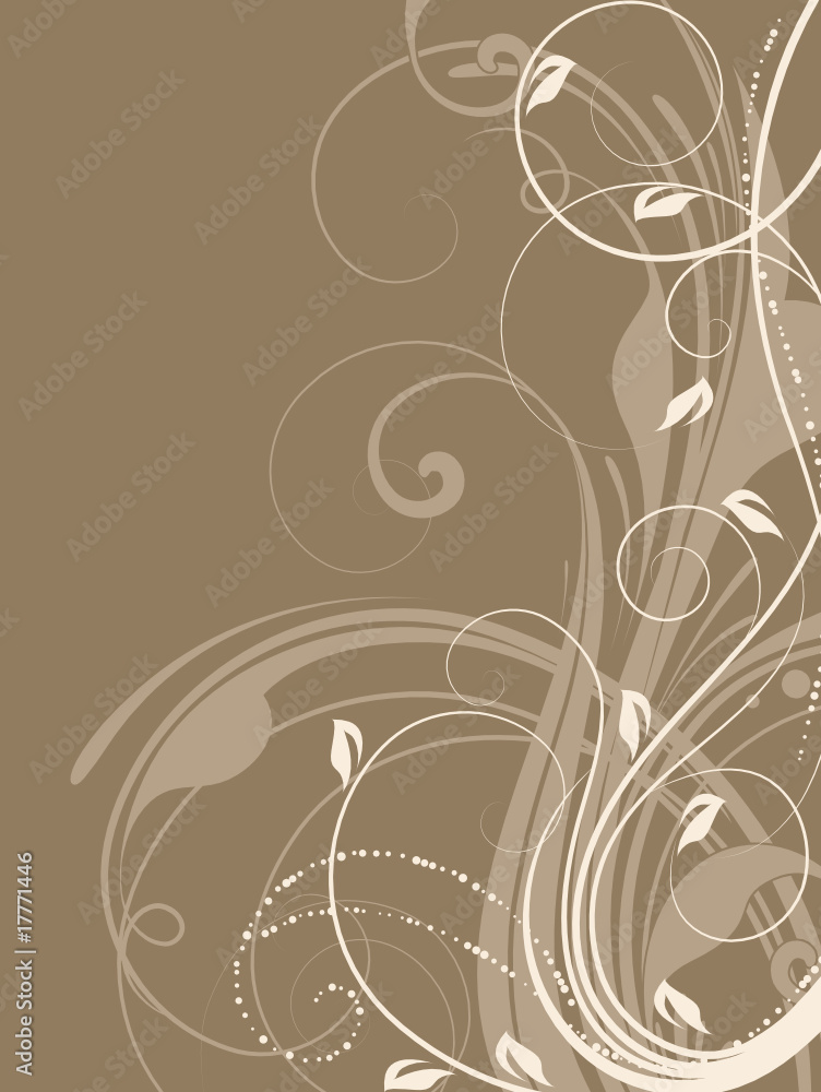 Floral abstract vector illustratioon for design. Floral abstract vector illustratioon for design.
