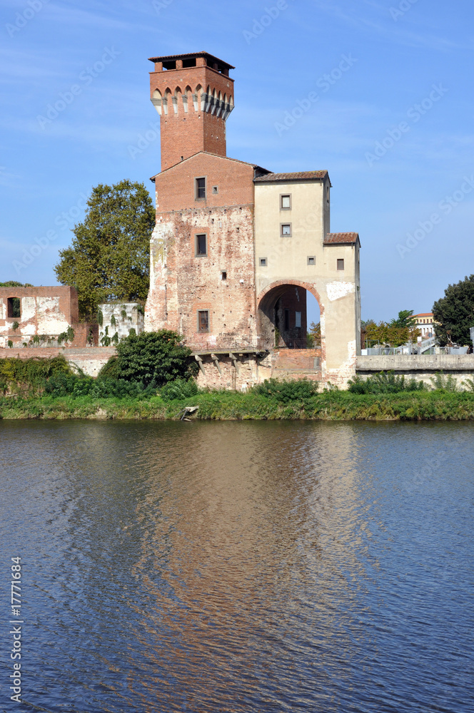 Guelph Tower on the River Arno