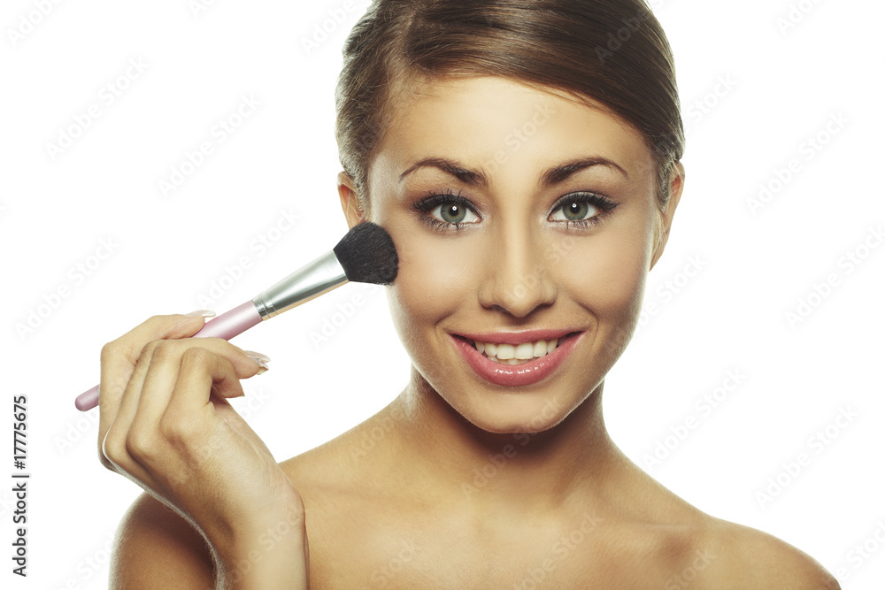 brunette woman doing daily morning routines brunette woman doing daily morning routines
