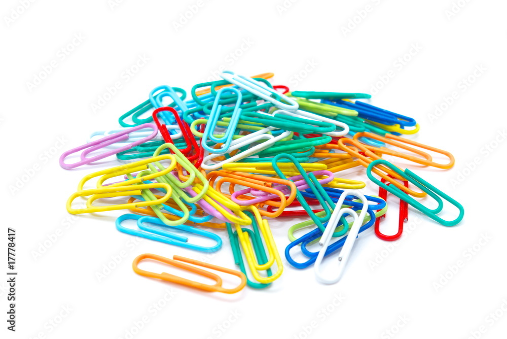Colour paperclips Colour paperclips