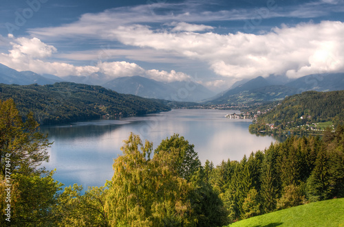 Millstättersee lake Millstatt Austria