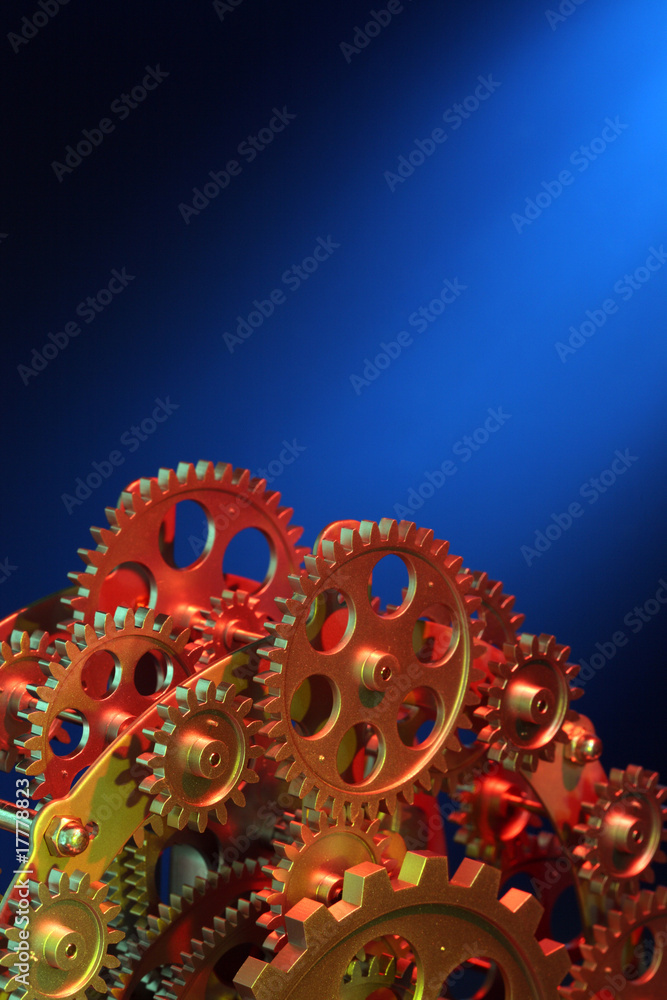 Fototapeta premium Part of gears.