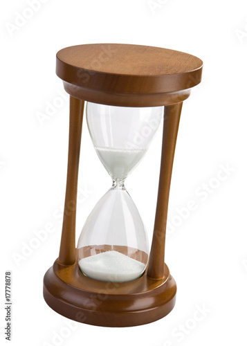 hourglass isolated