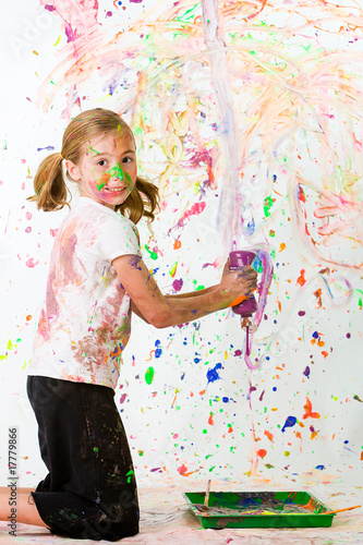 child painter