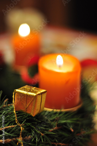 Christmas candles Adventkranz