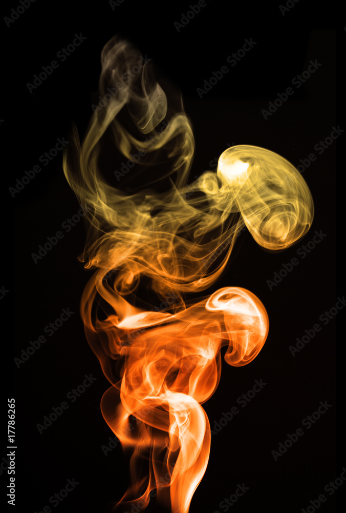 Obraz premium hot smoke